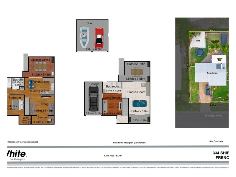 334 Shields Avenue, Frenchville QLD 4701 Floorplan