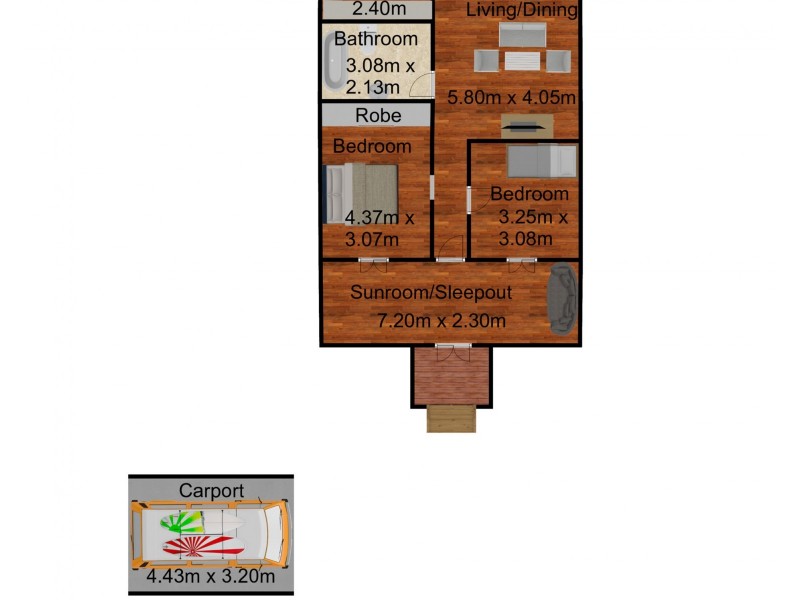 64 Osborne Road, Pink Lily QLD 4702 Floorplan