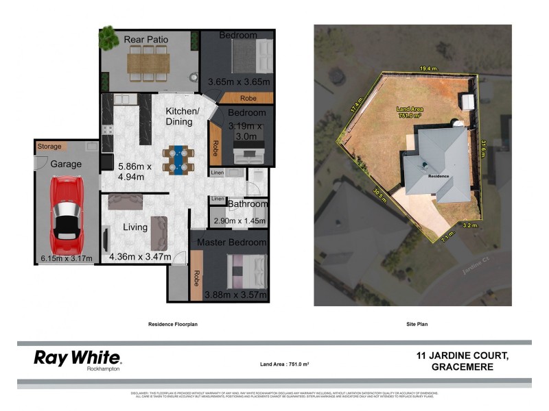 11 Jardine Court, Gracemere QLD 4702 Floorplan