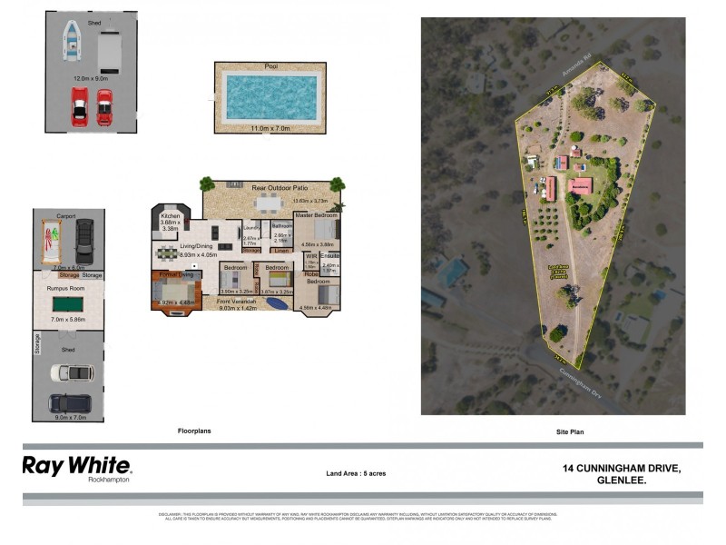 14 Cunningham Drive, Glenlee QLD 4711 Floorplan