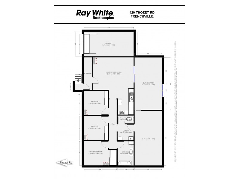 420 Thozet Road, Frenchville QLD 4701 Floorplan