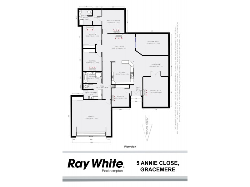 5 Annie Close, Gracemere QLD 4702 Floorplan