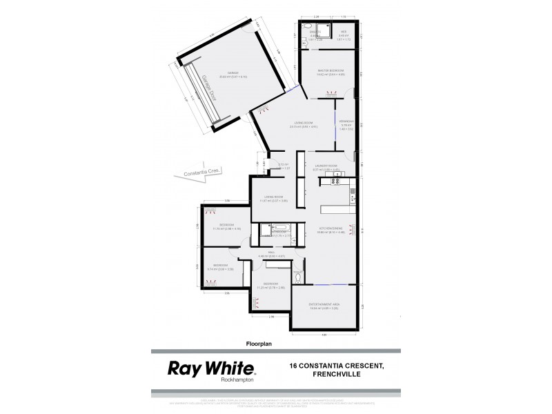 16 Constantia Crescent, Frenchville QLD 4701 Floorplan