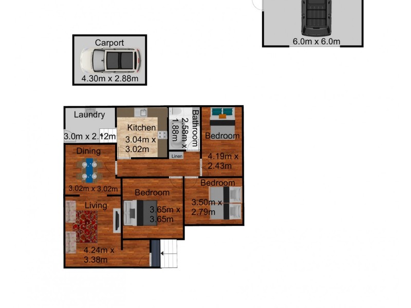 47 Western Street, Wandal QLD 4700 Floorplan