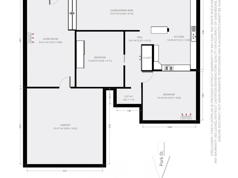 62 Park Street, Park Avenue QLD 4701 Floorplan