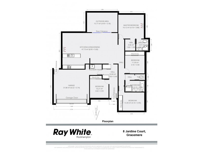 8 Jardine Court, Gracemere QLD 4702 Floorplan
