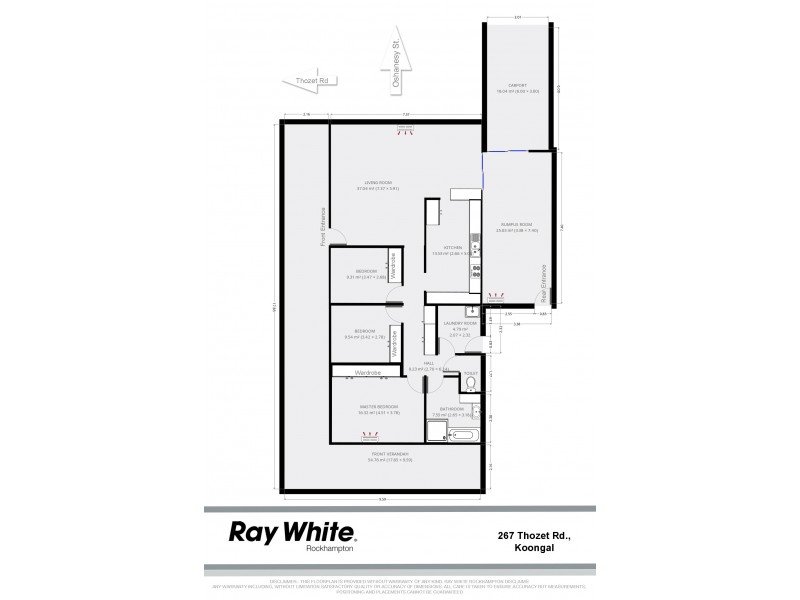 267 Thozet Road, Koongal QLD 4701 Floorplan