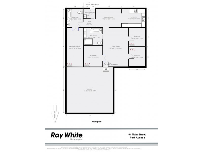 64 Main Street, Park Avenue QLD 4701 Floorplan