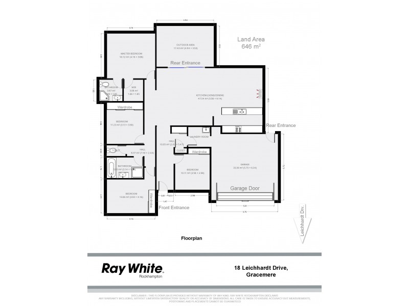 18 Leichhardt Drive, Gracemere QLD 4702 Floorplan