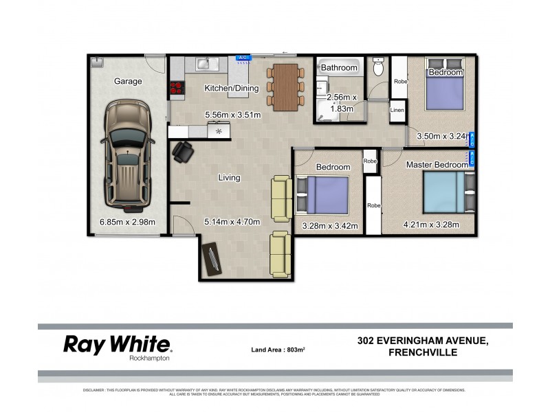 302 Everingham Avenue, Frenchville QLD 4701 Floorplan