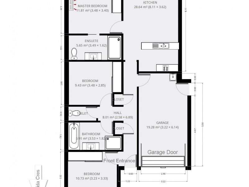 14 Florida Crescent, Parkhurst QLD 4702 Floorplan
