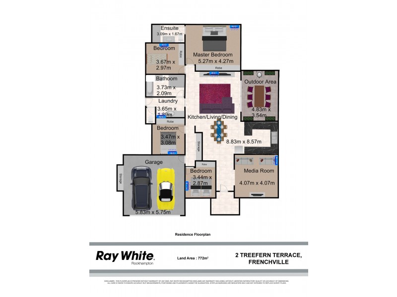 2 Treefern Terrace, Frenchville QLD 4701 Floorplan