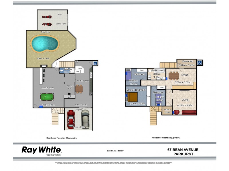 67 Bean Avenue, Parkhurst QLD 4702 Floorplan