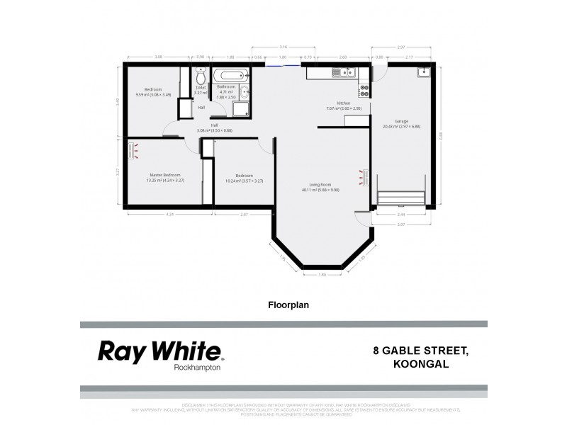 8 Gable Street, Koongal QLD 4701 Floorplan