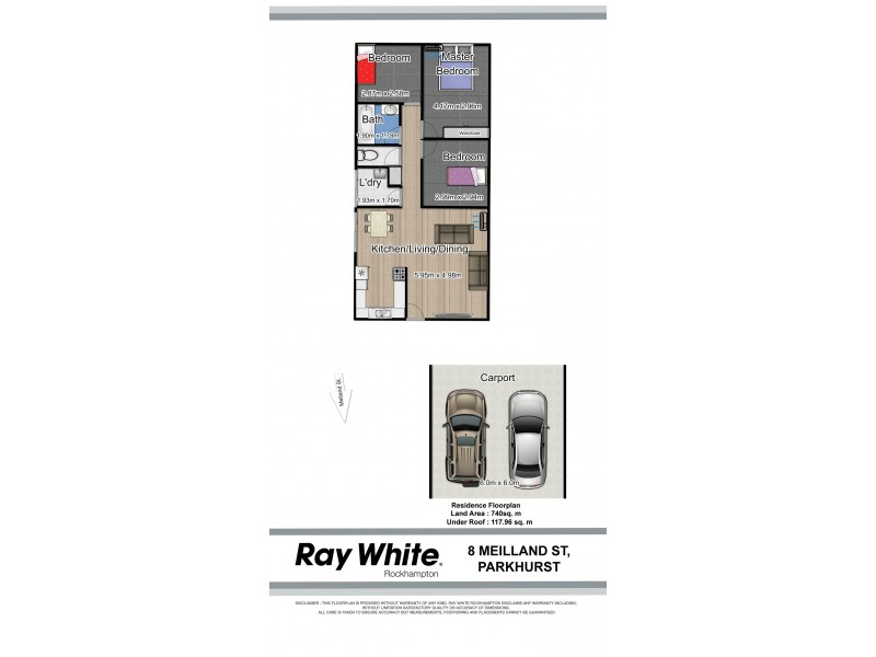 8 Meilland Street, Parkhurst QLD 4702 Floorplan