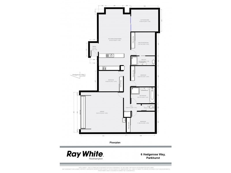 6 Hedgerose Way, Parkhurst QLD 4702 Floorplan