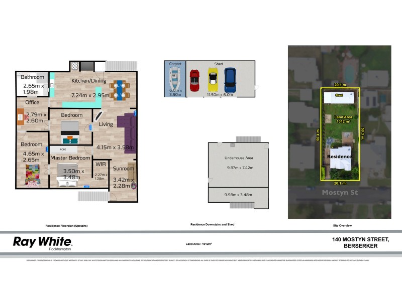 140 Mostyn Street, Berserker QLD 4701 Floorplan