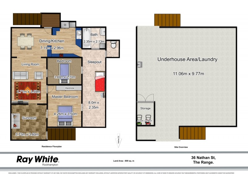 36 Nathan Street, The Range QLD 4700 Floorplan