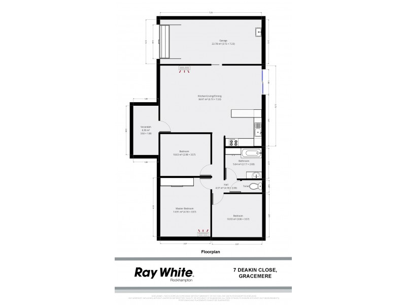 7 Deakin Close, Gracemere QLD 4702 Floorplan