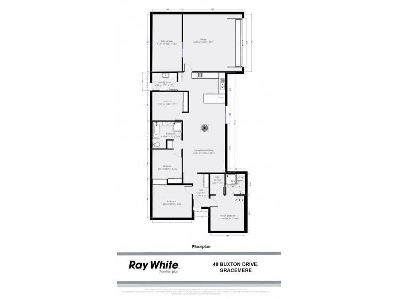 48 Buxton Drive, Gracemere QLD 4702 Floorplan