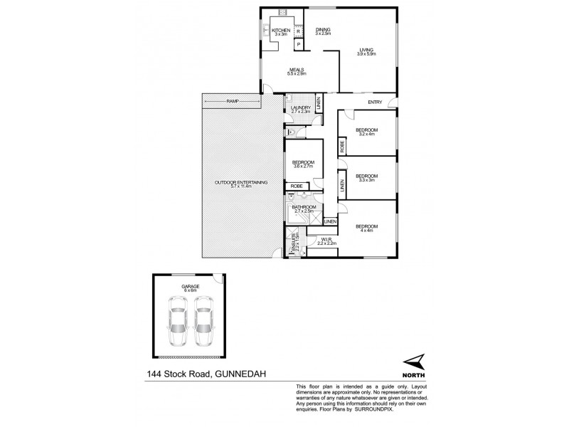 144 Stock Road, Gunnedah NSW 2380 Floorplan