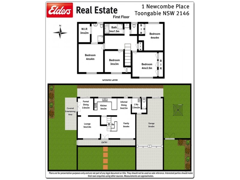 1 Newcombe Place, Toongabbie NSW 2146 Floorplan