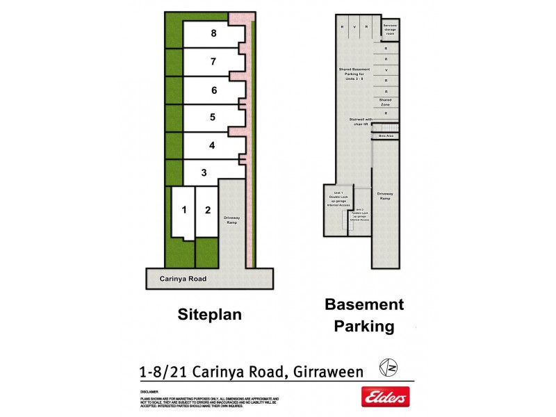 1-8/21 Carinya Road, Girraween NSW 2145 Floorplan