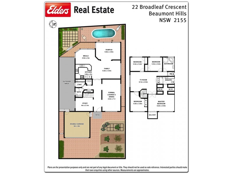 22 Broadleaf Crescent, Beaumont Hills NSW 2155 Floorplan