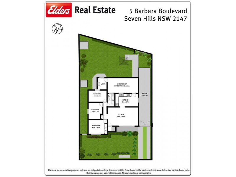 5 Barbara Boulevard, Seven Hills NSW 2147 Floorplan