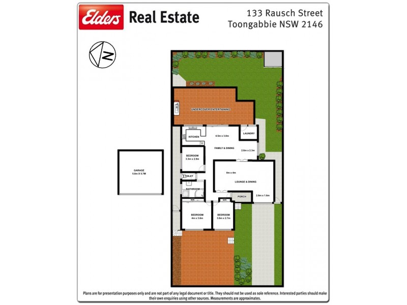 133 Rausch Street, Toongabbie NSW 2146 Floorplan