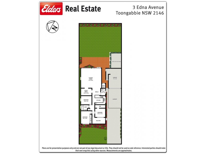 3 Edna Avenue, Toongabbie NSW 2146 Floorplan