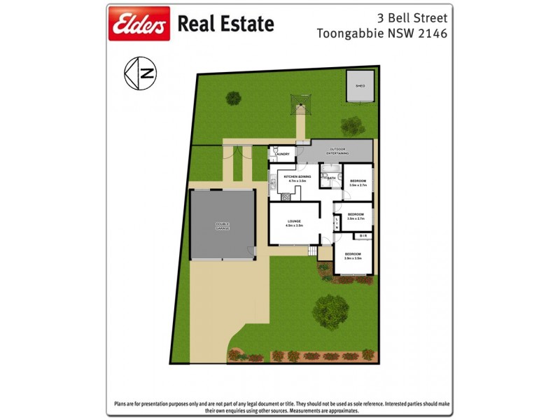 3 Bell Street, Toongabbie NSW 2146 Floorplan