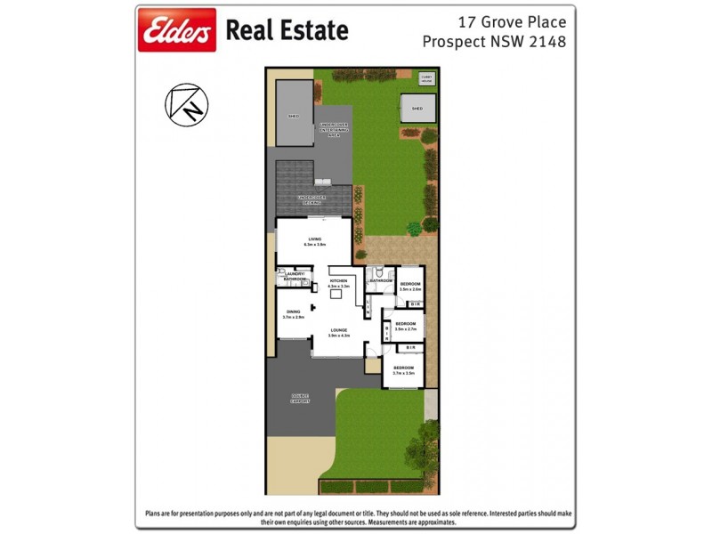 17 Grove Place, Prospect NSW 2148 Floorplan