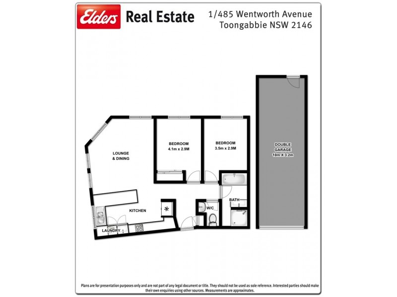 1/485 Wentworth Avenue, Toongabbie NSW 2146 Floorplan