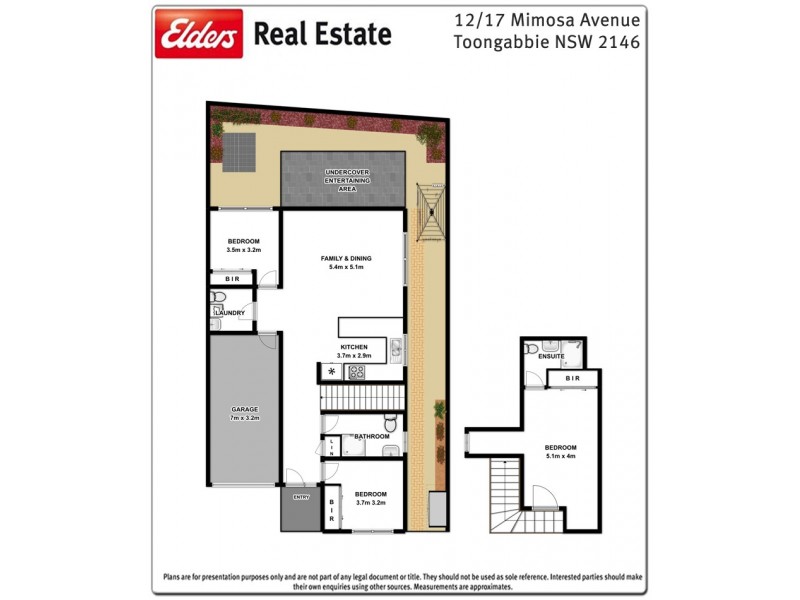 12/17 Mimosa Avenue, Toongabbie NSW 2146 Floorplan