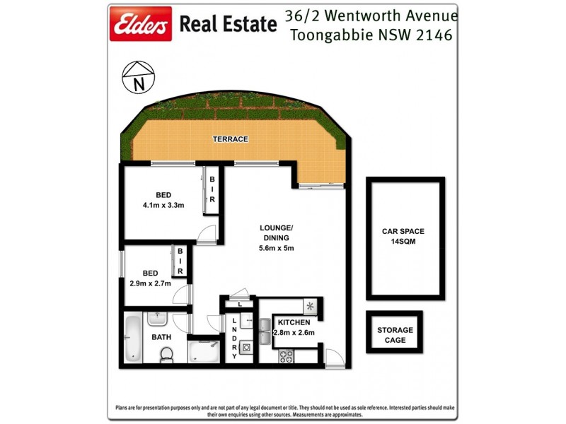 36/2 Wentworth Avenue, Toongabbie NSW 2146 Floorplan
