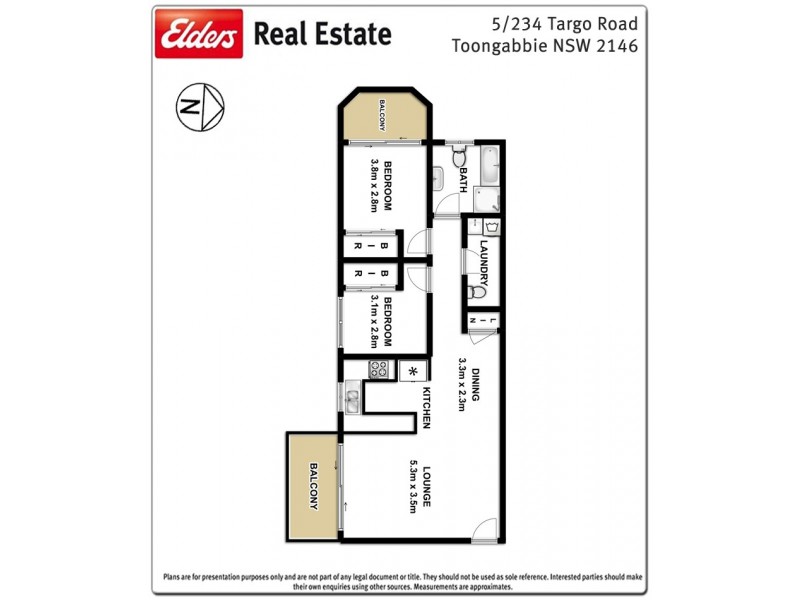 5/234 Targo Road, Toongabbie NSW 2146 Floorplan