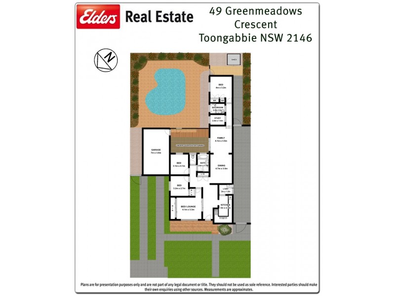 49 Greenmeadows Crescent, Toongabbie NSW 2146 Floorplan