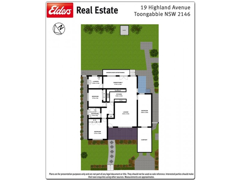 19 Highland Avenue, Toongabbie NSW 2146 Floorplan