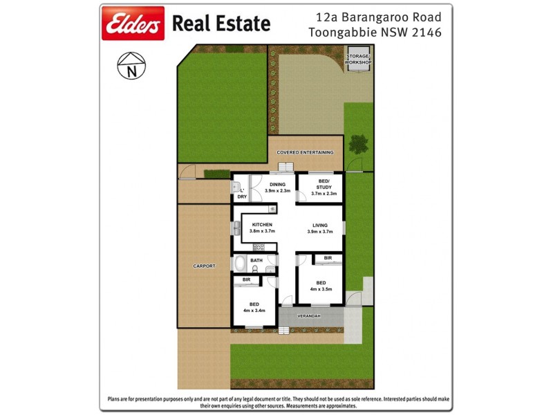 12a Barangaroo Road, Toongabbie NSW 2146 Floorplan