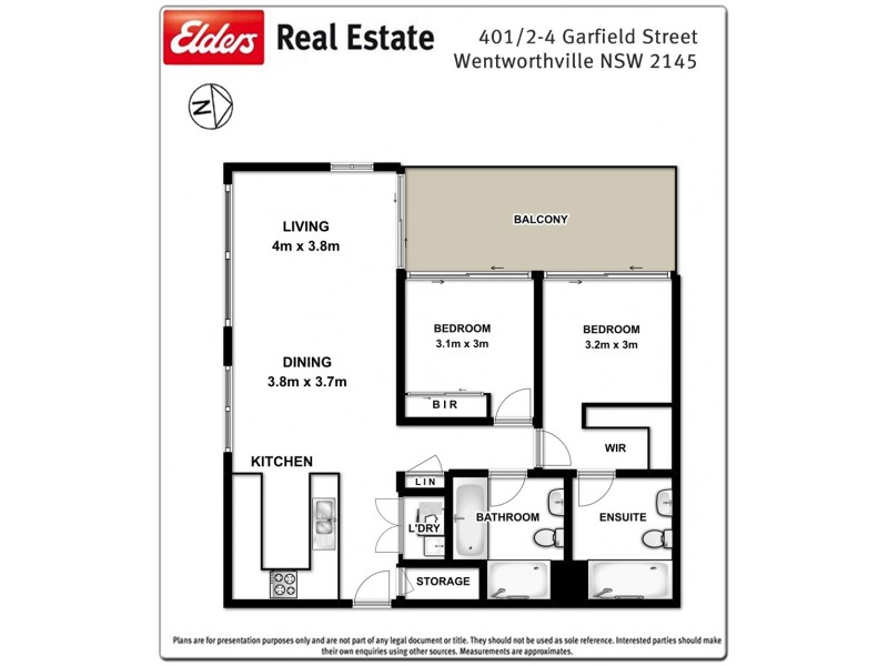 401/2-4 Garfield Street, Wentworthville NSW 2145 Floorplan