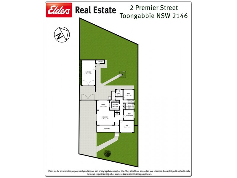 2 Premier Street, Toongabbie NSW 2146 Floorplan