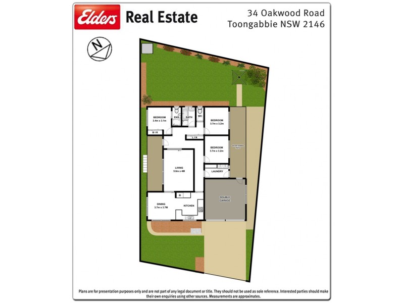 34 Oakwood Road, Toongabbie NSW 2146 Floorplan