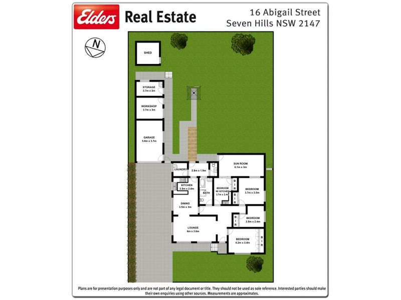 16 Abigail Street, Seven Hills NSW 2147 Floorplan