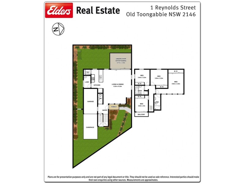 1 Reynolds Street, Old Toongabbie NSW 2146 Floorplan