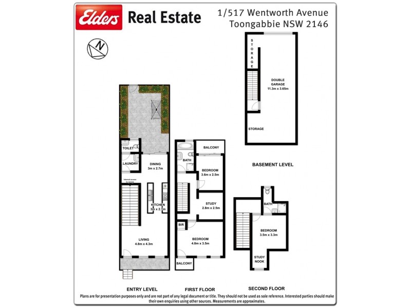 1/517-521 Wentworth Avenue, Toongabbie NSW 2146 Floorplan