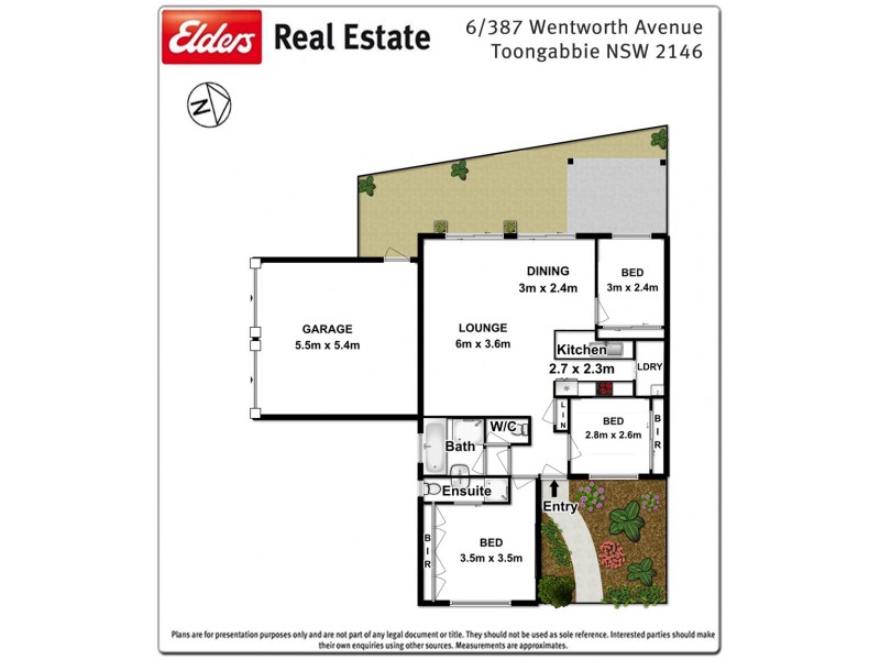 6/387 Wentworth Avenue, Toongabbie NSW 2146 Floorplan