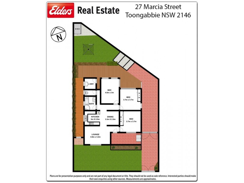 27 Marcia Street, Toongabbie NSW 2146 Floorplan