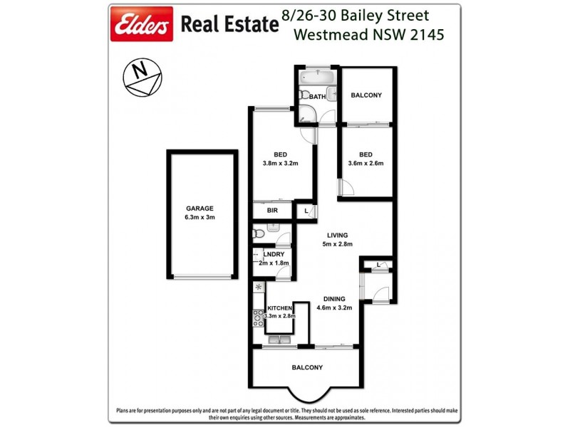 8/26-30 Bailey Street, Westmead NSW 2145 Floorplan