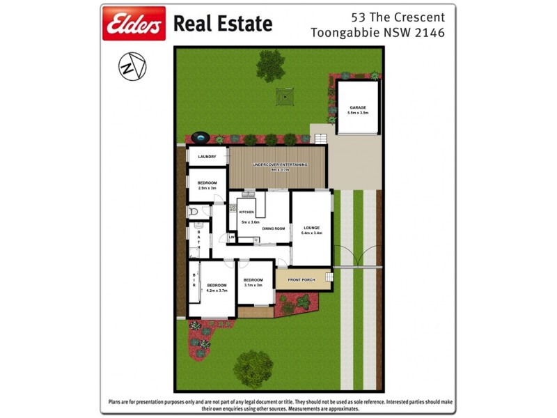 53 The Crescent, Toongabbie NSW 2146 Floorplan